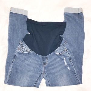 LED Luxe Essentials Denim Maternity Jeans